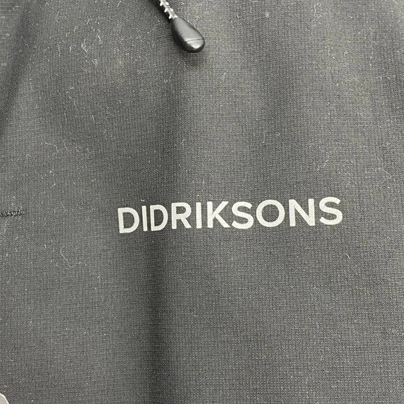 Didriksons Men’s Akilles USX Hooded Parka Coat Size M Black - Picture 11 of 16